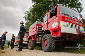 Photographe reportage Pompier Aveyron